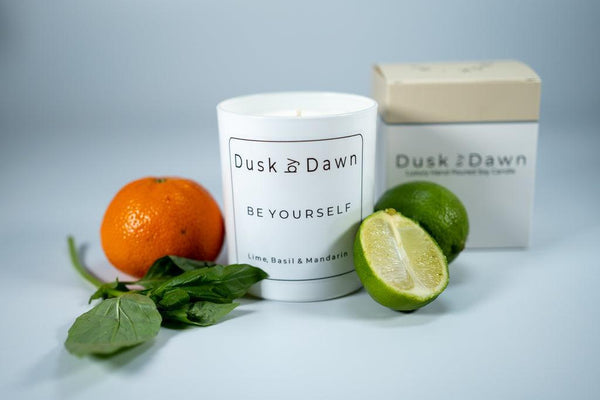 Be Yourself - Lime Basil & Mandarin Soy Candle - Dusk by Dawn