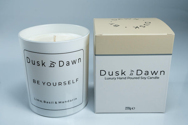 Be Yourself - Lime Basil & Mandarin Soy Candle - Dusk by Dawn