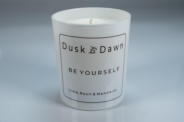 Be Yourself - Lime Basil & Mandarin Soy Candle - Dusk by Dawn