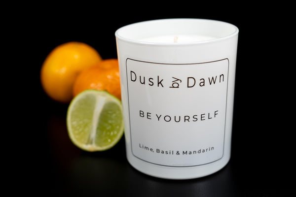 Be Yourself - Lime Basil & Mandarin Soy Candle - Dusk by Dawn