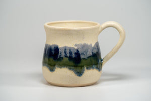 Hand Made Ceramic Impressionist Mug - Dusk by Dawn