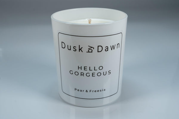 Hello Gorgeous - Pear & Freesia Soy Candle - Dusk by Dawn