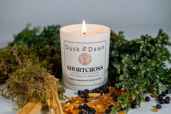 Shortcross - Juniper, Cedarwood, Amber & Moss Soy Candle - Dusk by Dawn