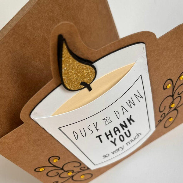 Thank You Card - Candle Theme - Dusk by Dawn