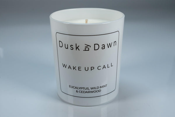 Wake Up Call - Eucalyptus, Wild Mint & Cedarwood Soy Candle - Dusk by Dawn