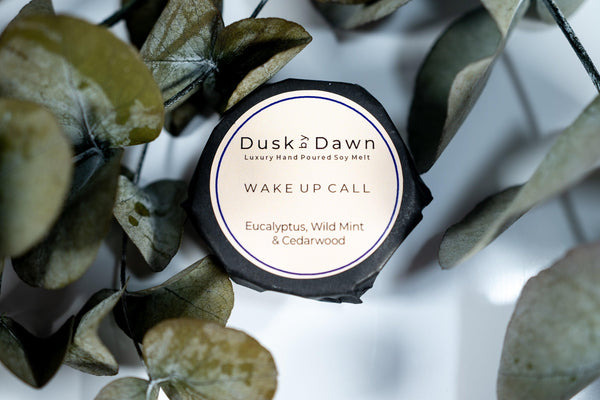 Wake Up Call - Eucalyptus, Wild Mint & Cedarwood Soy Wax Melt - Dusk by Dawn